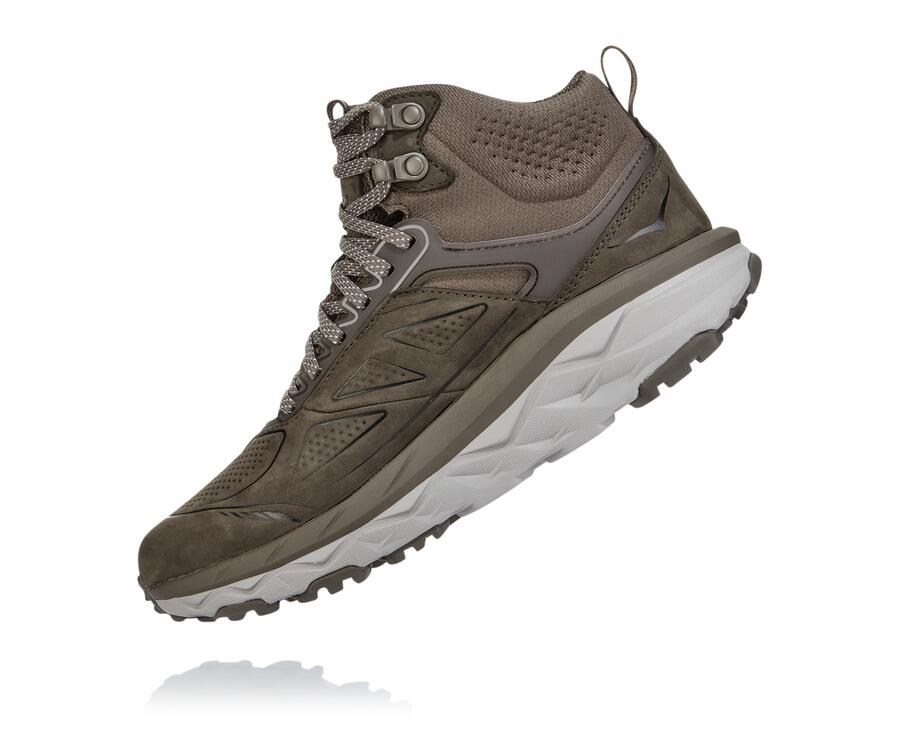 Hoka One One Wandelschoenen Dames - Challenger Mid Gore-Tex - Bruin - UQ6045793